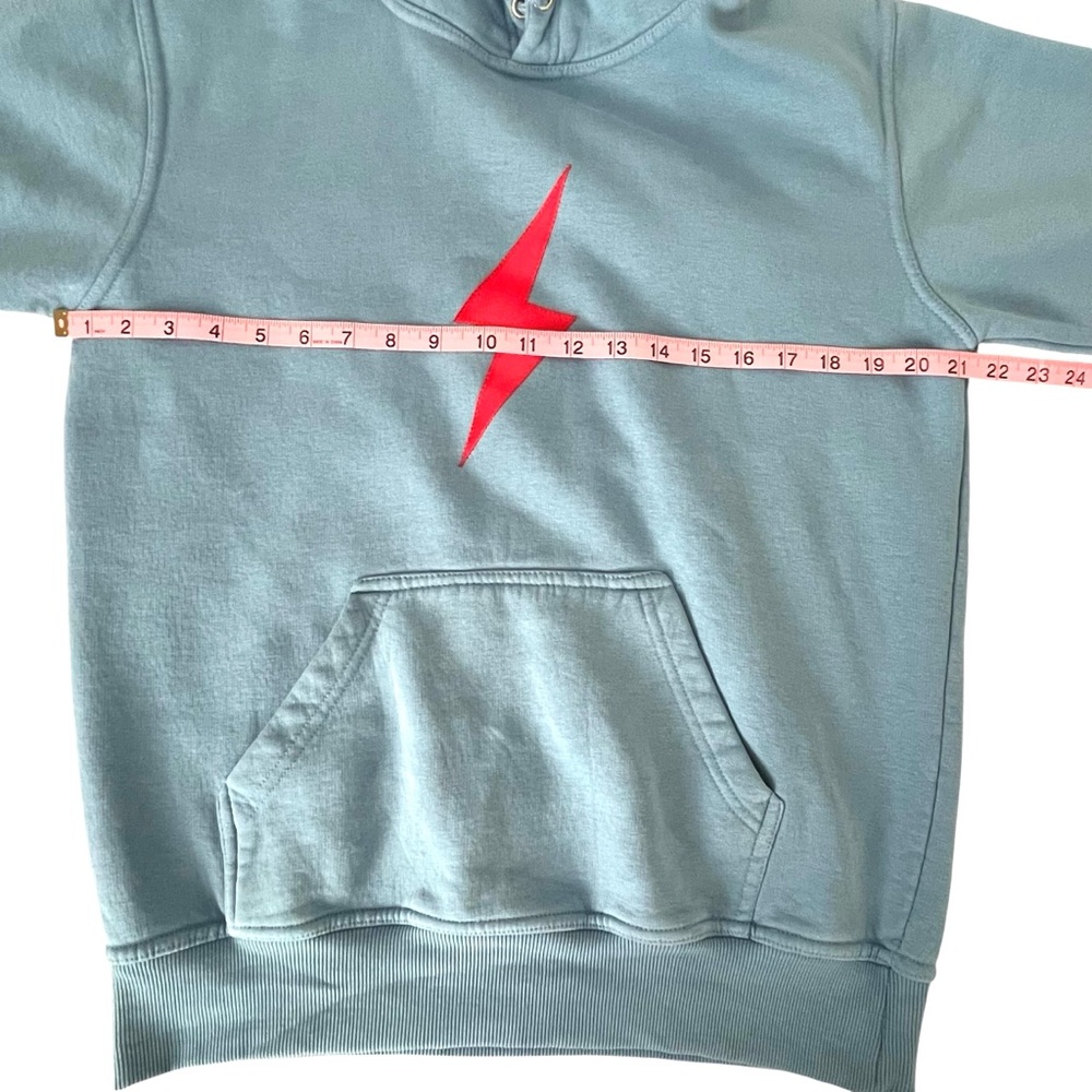 Bruce Bolt Blue Lightning Bolt Pullover Hoodie St… - image 4